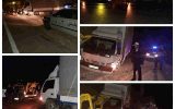 ‍ امدادرسانی مامورین پلیس راه ایلام – کرمانشاه به راننده در راه مانده