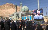 پیکر مادر سردار شهید همت در شهرضا به خاک سپرده شد