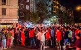 شادی تهرانی‌ها در خیابان‌های پایتخت پس از قهرمانی پرسپولیس