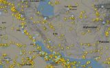 افزایش ظرفیت پروازهای عبوری از فضای ایران به روزانه ۱۸۰۰ پرواز