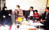 دیدار مدیرکل بنیاد شهید استان ایلام با خانواده شهید علی جعفری