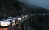 ترافیک سنگین در محورهای چالوس و هراز/ بارش برف و باران در ۹ استان کشور
