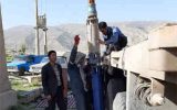 تعویض و راه اندازی الکتروپمپ شناور چاه روستای خرابانان شهرستان ایوان