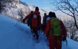 نجات مصدوم از ارتفاعات گچان ایلام توسط هلال احمر