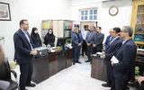 بازدید دکتر نجارزاده از اداره کل روابط عمومی بانک ملی ایران