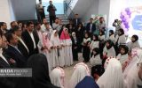 با حضور وزیر اقتصاد؛ دبستان دخترانه ۹ کلاسه پروین در اراک افتتاح شد