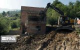 تخریب یک ساختمان ناایمن در ایلام به دستور دادستان