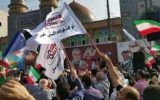 حضور کارکنان فولاد اکسین خوزستان در راهپیمایی حمایت از مردم غزه/اعلام انزجار اکسینی ها با فریاد «مرگ بر اسرائیل»