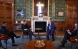 دیدار وزیر خارجه انگلیس با دادستان دیوان کیفری بین‌المللی در سایه جنگ غزه