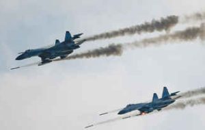روسیه ۲ پایگاه تروریست‌ها را در سوریه منهدم کرد
