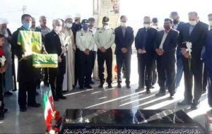 کاروان زیر سایه خورشید در ایلام با شهدا تجدید میثاق کرد