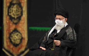 مراسم عزاداری شب هشتم محرم با حضور رهبر معظم انقلاب اسلامی برگزار شد