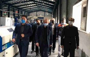 معاون وزیر صنعت از کارخانه ماداکتو استیل کرد دره شهر بازدید کرد