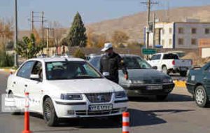کنترل ورود و خروج خودروها از دهلران با جدیت در حال انجام است