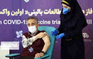 مرحله آخر تست انسانی واکسن ایران برکت ظرف ۲ هفته آینده آغاز می‌شود