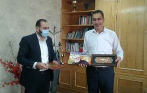 دیدار رییس سازمان بسیج رسانه استان ایلام با مدیر شرکت مخابرات منطقه استان