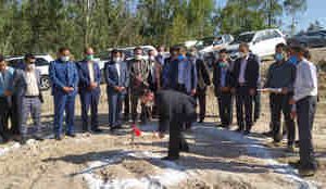 مرحله دوم نهالستان هلیلان کلنگ زنی شد