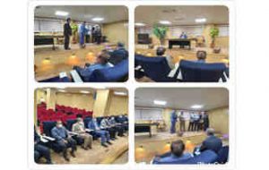 تقدیر از مدیرمخابرات منطقه ایلام توسط رییس اداره ورزش وجوانان و همچنین بازنشستگان مخابرات