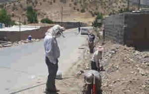 کشف آثار تاریخی در مسیر لوله گذاری گاز در ایلام