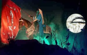 نخستین تجربه اجرای هنرمندان تئاتر مذهبی در صحن حرم حضرت علی(ع)