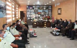 دیدار  و گفتگوی مدیرکل راه وشهرسازی استان ایلام  و فرمانده انتظامی استان