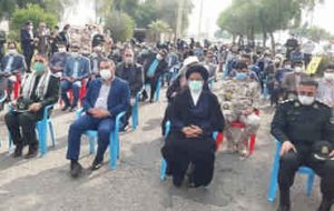 استقبال باشکوه مرزداران دهلرانی از تمثال شهدا