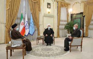 نشست هفتگی سران قوا به میزبانی رئیس قوه قضاییه برگزار شد