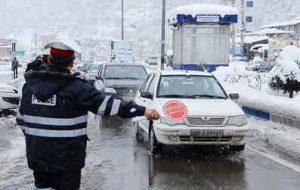 رییس پلیس راه: جاده‌های ایلام لغزنده می‌شوند