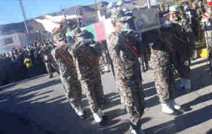چهارمین شهید گمنام دوران دفاع مقدس در آبدانان آرام گرفت