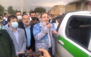 بازدید استاندار ایلام از بخش سیل‌زده مورموری