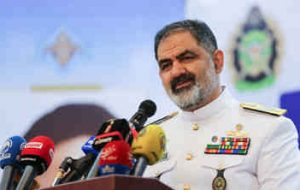 فرمانده نیروی دریایی ارتش: هیچ کشوری جرات نزدیک شدن به آبهای سرزمین ایران را ندارد فرمانده نیروی دریایی ارتش: هیچ کشوری جرات نزدیک شدن به آبهای سرزمین ایران را ندارد