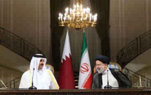 رییسجمهور: هرگونه دخالت خارجی برای امنیت منطقه مضر خواهد بود/امیر قطر: ما به مذاکرات وین نگاه مثبتی داریم رییسجمهور: هرگونه دخالت خارجی برای امنیت منطقه مضر خواهد بود/امیر قطر: ما به مذاکرات وین نگاه مثبتی داریم