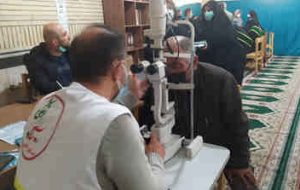معاینه رایگان بسیج جامعه پزشکی در روستای ملک آباد ملکشاهی