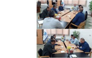 دیدار اعضاء جدید شورای اسلامی کار شرکت آب و فاضلاب استان ایلام با مدیرعامل