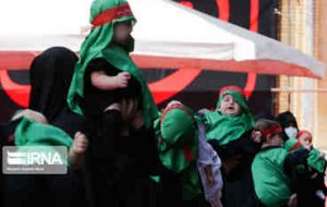 شکوه شیرخوارگان سبزپوش در سوگ شهید شش ماهه کربلا شکوه شیرخوارگان سبزپوش در سوگ شهید شش ماهه کربلا