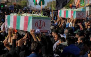 خاکسپاری شهید گمنام در وزارت فرهنگ و ارشاد اسلامی
