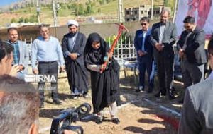کلنگ احداث انبار امدادی جمعیت هلال احمر سیروان به زمین زده شد