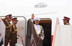 سلطان عمان به ایران می‌آید