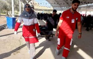 ارائه ۱۴۹ هزار خدمت توسط هلال احمر ایلام به زائران ارائه ۱۴۹ هزار خدمت توسط هلال احمر ایلام به زائران