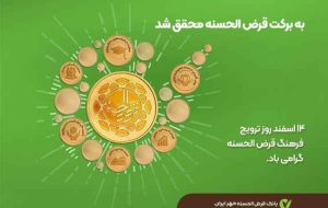 پیام مدیرعامل و اعضای هیأت مدیره بانک قرضالحسنه مهر ایران به مناسبت ۱۴ اسفند روز ترویج قرضالحسنه پیام مدیرعامل و اعضای هیأت مدیره بانک قرضالحسنه مهر ایران به مناسبت ۱۴ اسفند روز ترویج قرضالحسنه