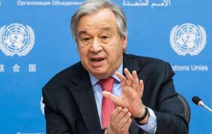 گوترش: باید به آمریکا برای توقف جنگ در غزه فشار آورد