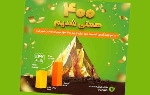 منابع بانک قرض‌الحسنه مهر ایران به ۴۰۰ هزار میلیارد تومان رسید