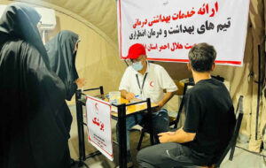 ارائه خدمات هلال احمر به ۵۱۸ هزار زائر اربعینی مرز مهران