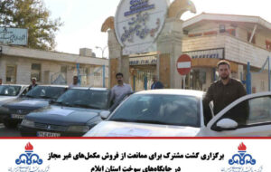 برگزاری گشت مشترک برای ممانعت از فروش مکمل‌های غیر مجاز در جایگاه‌های سوخت استان ایلام