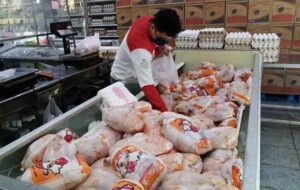 گوشت مرغ استان تهران تامین است/ برخورد جدی با گران‌فروشان