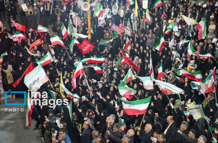 قرارگاه خاتم: مردم و نیروهای مسلح ایران ثابت کردند دشمن راهی جز پذیرش شکست و تسلیم ندارد قرارگاه خاتم: مردم و نیروهای مسلح ایران ثابت کردند دشمن راهی جز پذیرش شکست و تسلیم ندارد