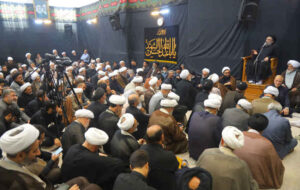 آیین بزرگداشت رهبر شهید با حضور آیتالله نوری همدانی در قم برگزار شد آیین بزرگداشت رهبر شهید با حضور آیتالله نوری همدانی در قم برگزار شد