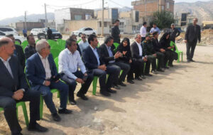 افتتاح و کلنگ‌زنی ۵ پروژه آب و فاضلاب در ایوان همزمان با هفته دولت